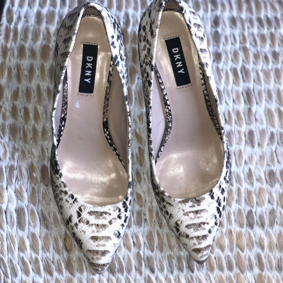 DKNY Snake Print Heels - Picture 4 of 5